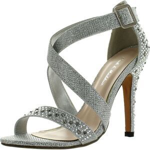 Mark and Maddux Common-01A Silver Womens sandals 6 NEW